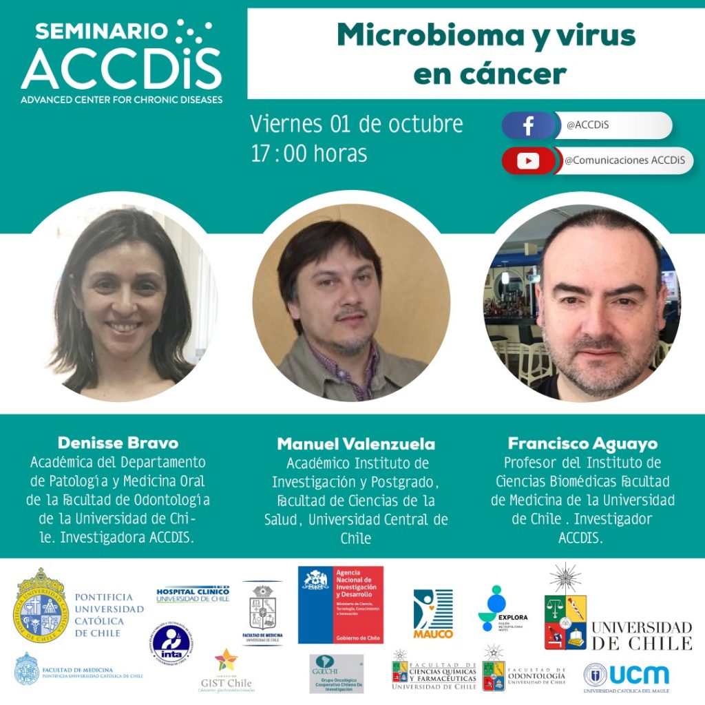 Seminario: Microbioma y virus en cáncer - Prevención del cáncer