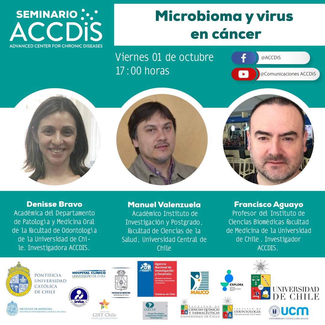 Seminario: Microbioma y virus en cáncer - Prevención del cáncer