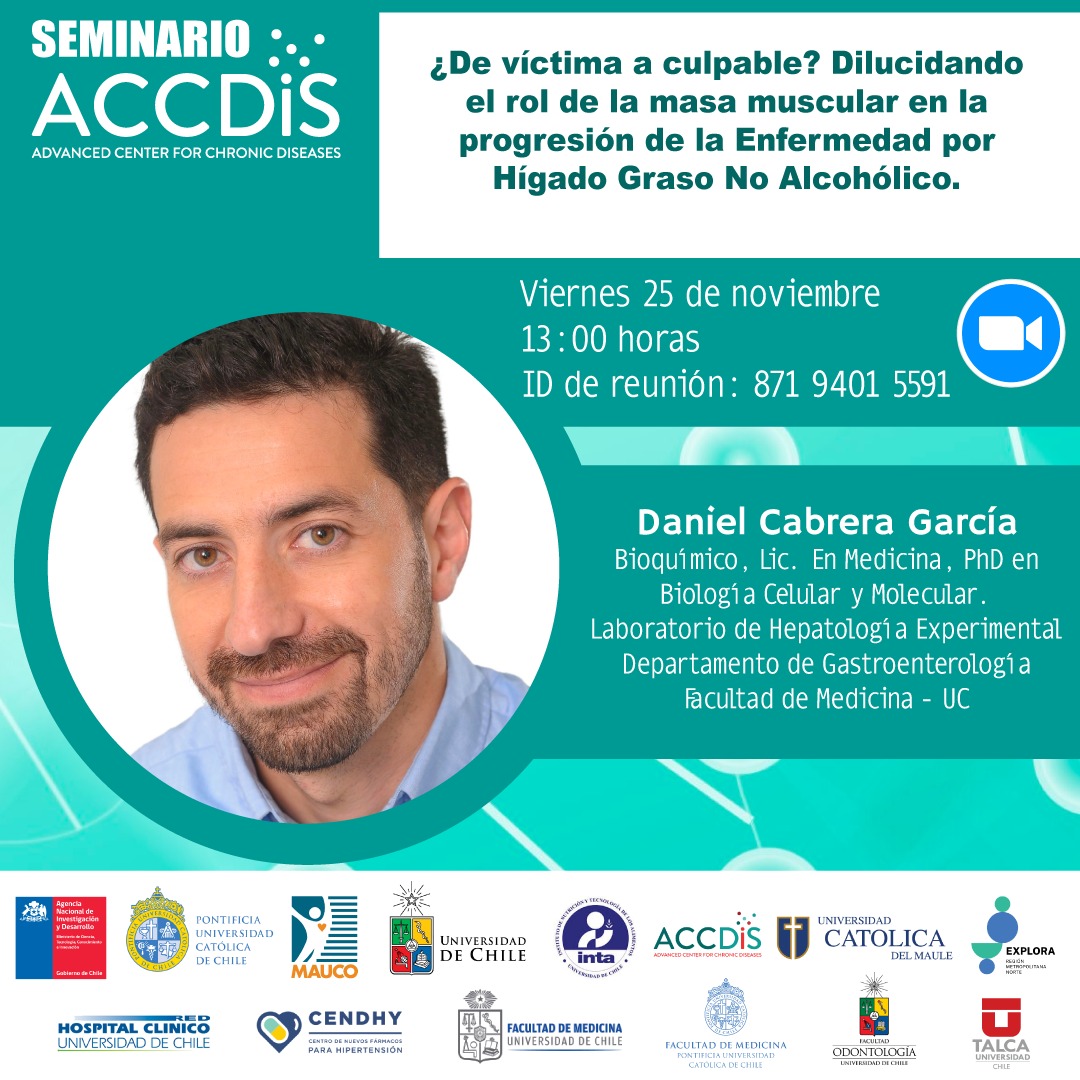 Seminario ACCDIS: ¿De víctima a culpable? Dilucidando el rol de la masa muscular en la progresión de la Enfermedad por…