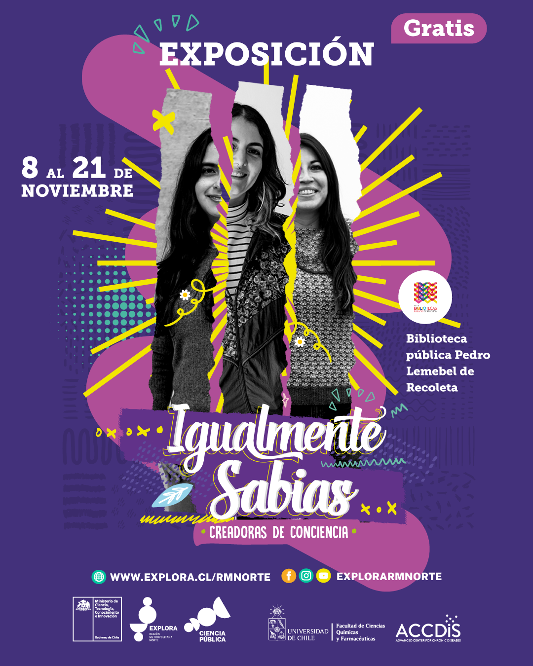 Exposición: Igualmente Sabias Creadoras de conciencia - Ciencia en Chile