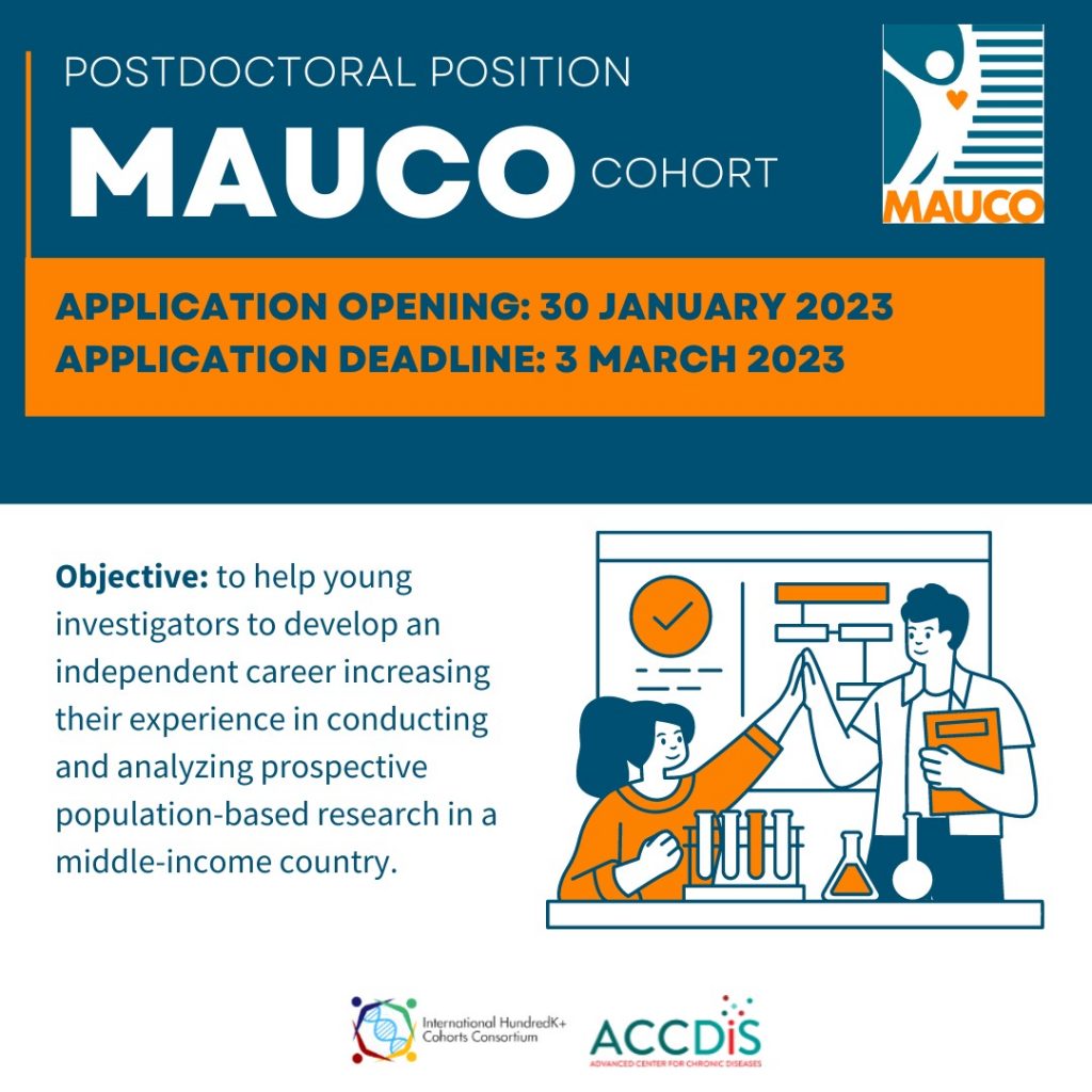 Convocatory Postdoctoral position in MAUCO cohort - Cáncer