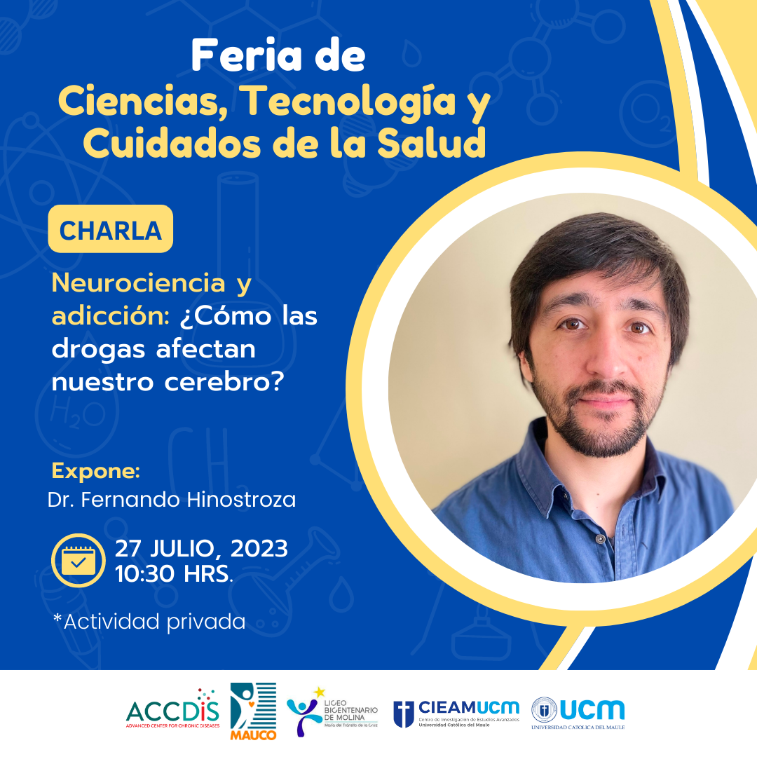 Charla “Neurociencia y adicción: ¿cómo las drogas afectan nuestro cerebro?” - Centro de investigación