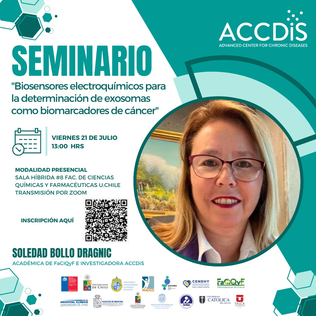 Seminario ACCDiS – Biosensores electroquímicos para la determinación de exosomas como biomarcadores de cáncer…
