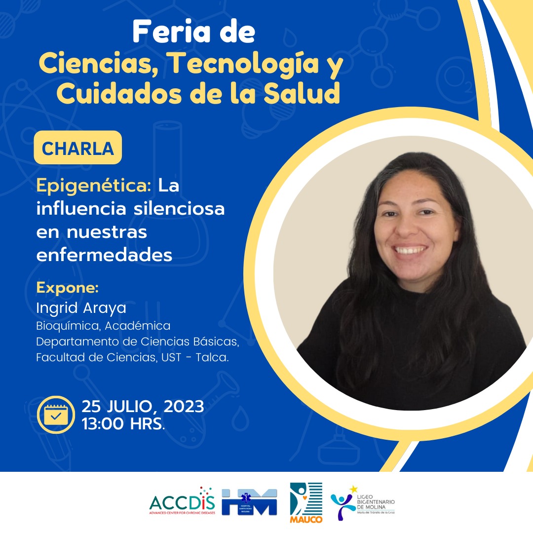 Charla – Epigenética: La influencia silenciosa en nuestras enfermedades - Enfermedades crónicas