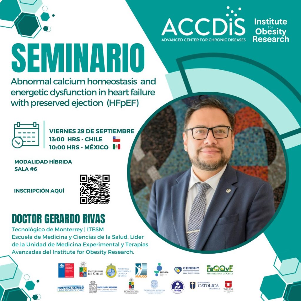 Seminario ACCDIS – Abnormal calcium homeostasis and energetic dysfunction in heart failure with preserved…