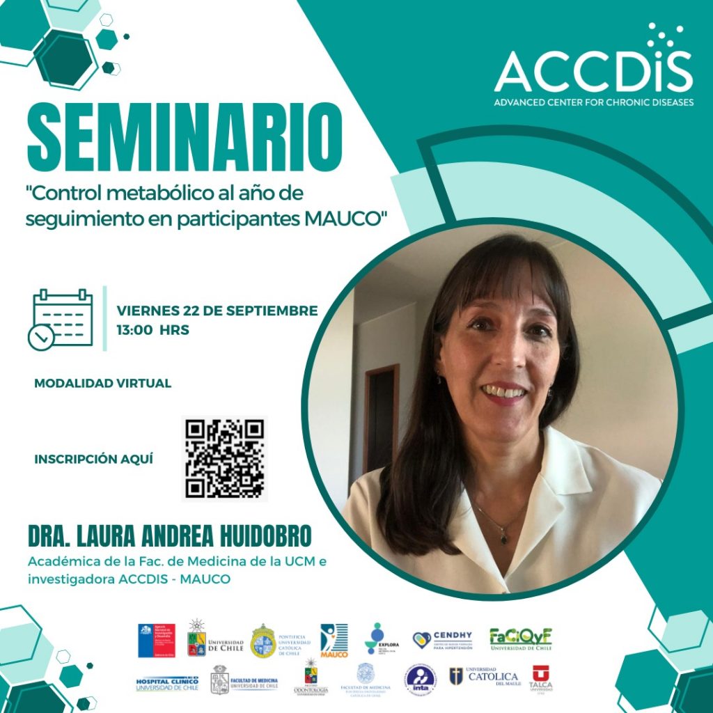 Seminario ACCDIS – Control metabólico al año de seguimiento en participantes MAUCO. Más, datos preliminares…