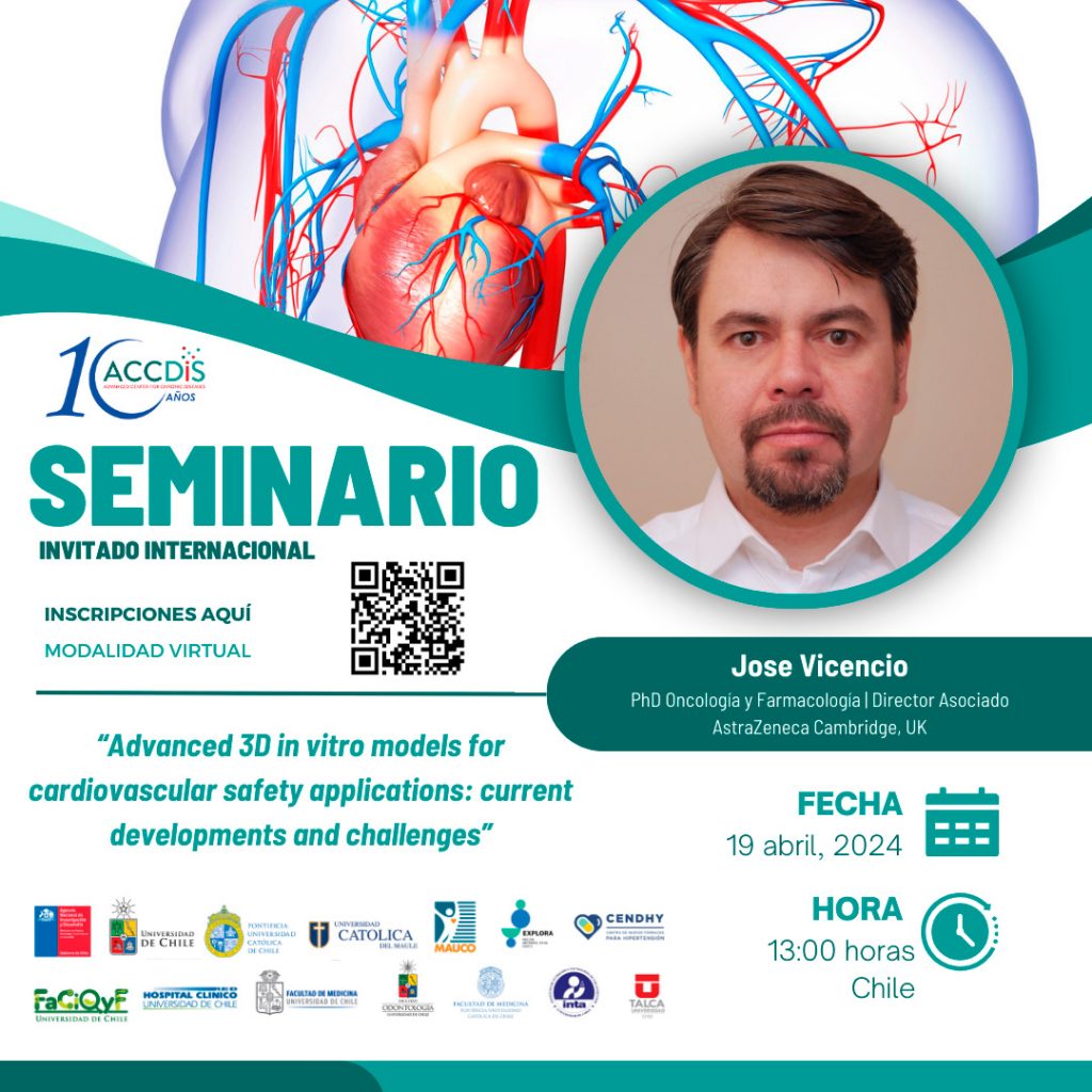 Seminario ACCDIS: Advanced 3D in vitro models for cardiovascular safety applications: current developments and…