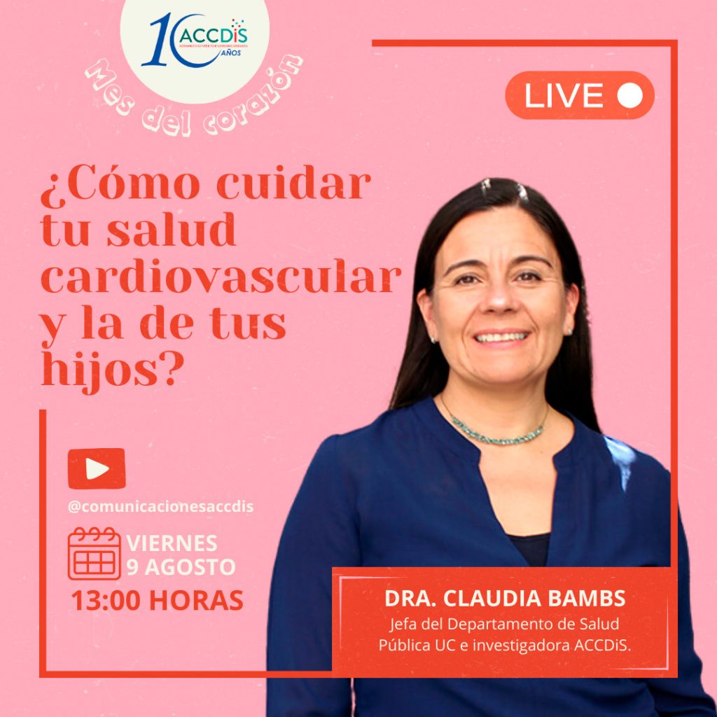 Charla: ¿Cómo cuidar tu salud cardiovascular y la de tus hijos? - Salud pública