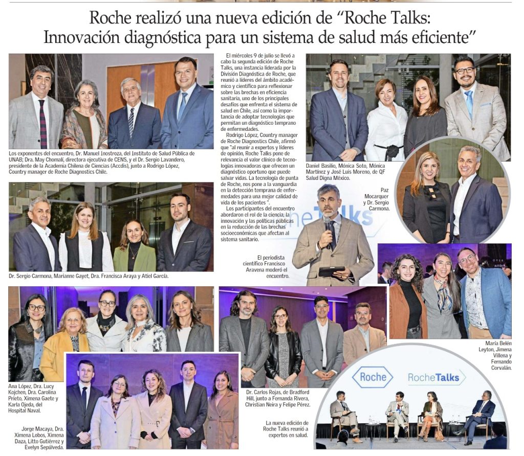 Nuestro director Sergio Lavandero, participó en la nueva edición “Roche Talks: investigación diagnóstica para un…