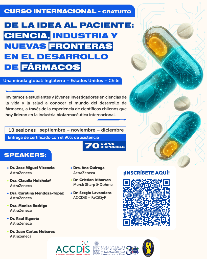 Curso internacional gratuito: De la Idea al Paciente: Ciencia, Industria y Nuevas Fronteras en el Desarrollo de…