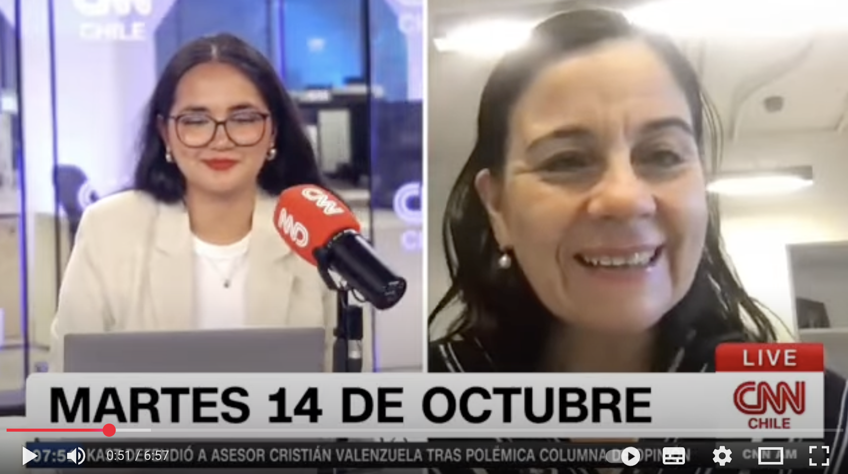 Dra. Claudia Bambs conversa sobre el tabaquismo en Chile. – CNN Chile - Ciencia en Chile