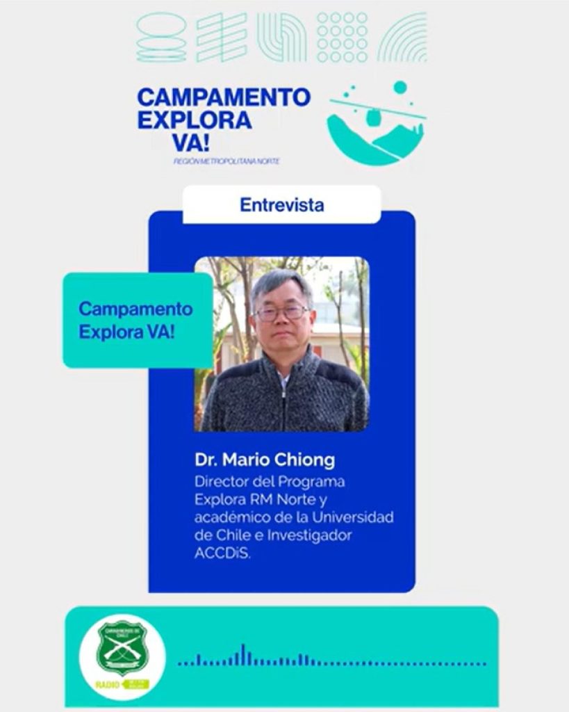 Entrevista Radio Carabineros – Dr. Mario Chiong – Campamento Explora VA! - Prevención del cáncer