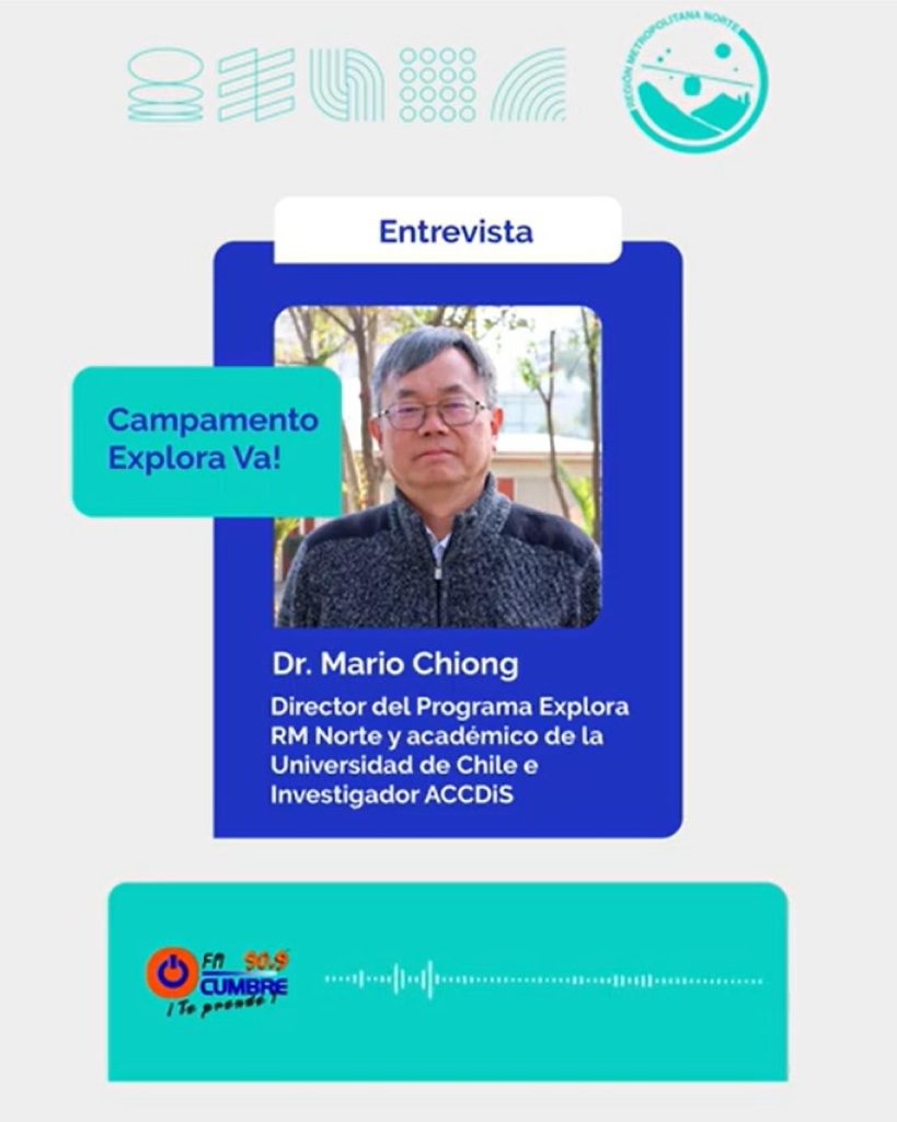 Entrevista Radio Cumbre – Dr. Mario Chiong – Campamento Explora VA! - Prevención del cáncer