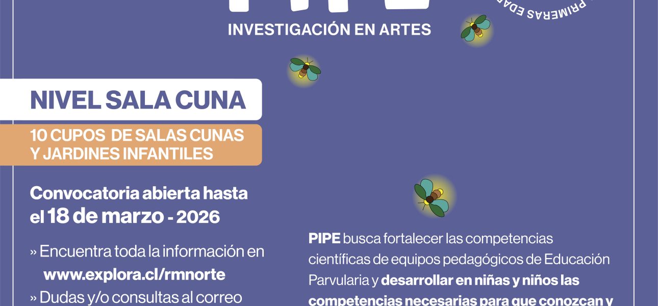 ¡YA PUEDES POSTULAR AL PROGRAMA DE INDAGACIÓN PARA PRIMERAS EDADES (PIPE) 2026 – INVESTIGACIÓN EN ARTES!…